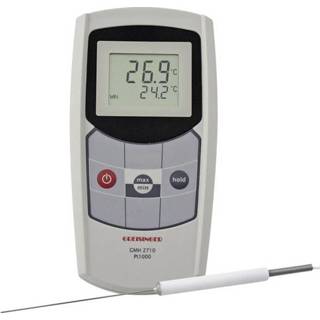 👉 Temperatuurmeter Greisinger GMH 2710-G Temperatuurbereik: -199.9 tot +250 Â°C Sensortype: Pt1000 Kalibratie conform: Fabrieksstandaard (zonder certificaat) 4016138956658