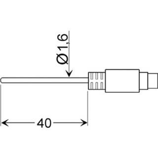 👉 Luchtsensor Greisinger GLF 401 MIN -25 tot 70 Â°C Sensortype Pt100 Kalibratie conform Fabrieksstandaard (zonder certificaat) 4016138844986