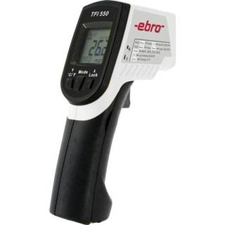 👉 Thermometer Infrarood-thermometer ebro TFI 550 Optiek (thermometer) 30:1 -60 tot +550 Â°C Contactmeting Kalibratie conform: Fabrieksstandaard (zonder certificaat) 4250304714134