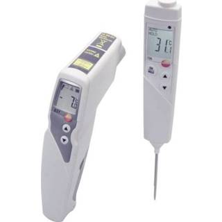 👉 Thermometer Testo 831 Set Infrarood-thermometer Optiek (thermometer) 30:1 -30 tot +210 Â°C Contactmeting 4029547007880
