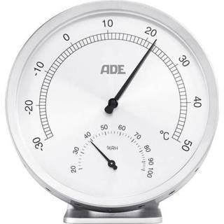 👉 Hygrometer zilver Thermo- en ADE WS 1813 4260336178699
