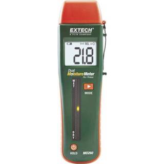 👉 Extech MO260 Materiaalvochtigheidsmeter Meetbereik bouwvochtigheid 0 tot 99.9 %Vol. houtvochtigheid 793950472606