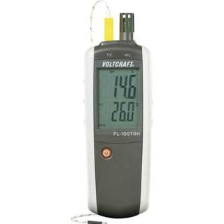 👉 Luchtvochtigheidsmeter (hygrometer) VOLTCRAFT PL-100TRH 0 % Hrel 100 % Hrel Kalibratie conform: DAkkS