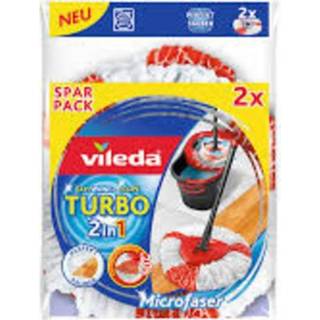👉 Vileda Turbo Easy Wring & Clean mop reservekop set van 2 stuks 4023103198227