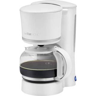 👉 Koffiezetapparaat wit zilver Clatronic KA3555 Wit, Capaciteit koppen=8 Warmhoudfunctie 4006160636406