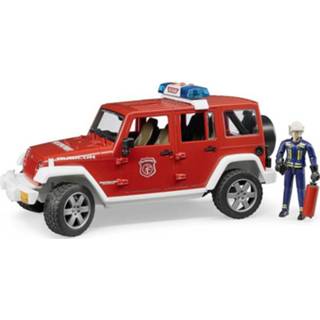 👉 Brandweerwagen Bruder Jeep Wrangler Unlimited Rubicon met brandweerman 4001702025281