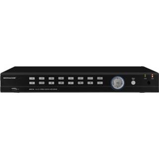 👉 16-kanaals (AHD, Analoog, HD-TVI) Digitale recorder Monacor AXR-116