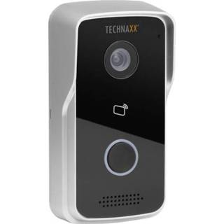 👉 Wifi deurbel zwart zilver Technaxx 4688 met video WiFi, LAN Complete set voor 1 gezinswoning Zilver, 4260358122496