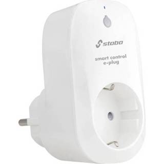 👉 Stabo SmartControl e-Plug 51150 Wi-Fi Draadloze schakel- en meetcontactdoos Binnen 3500 W 4010384511500