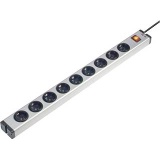 👉 Stekkerdoos aluminium Ehmann 0601x00092031 met schakelaar 9-voudig Randaarde stekker 4012096000778 360000989065