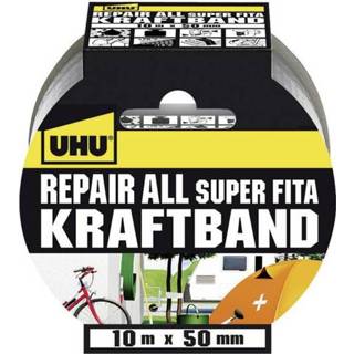 👉 Textieltape zilver rubber UHU Repair (l x b) 10 m 50 mm Inhoud: 1 rollen 4026700481457