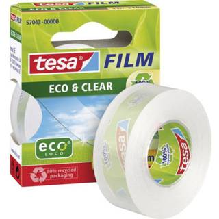 👉 Tesa tesafilm Eco & Clear tesafilm Transparant (l x b) 10 m x 15 mm Inhoud: 1 rollen