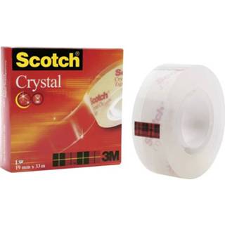 👉 3M Scotch Crystal Clear 600 Plakband Transparant (l x b) 33 m x 19 mm Inhoud: 1 rollen