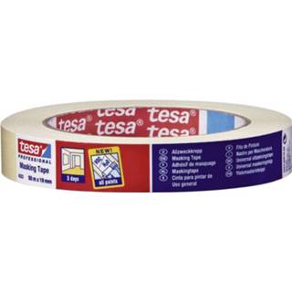 Tesa Schilderstape, l x rubber Inhoud 1 rollen beige Beige rubber Tesa Schilderstape (l x b) 50 m 19 mm Inhoud: 1 rollen 4042448000309
