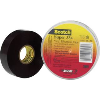 👉 Isolatietape zwart 3M Scotch Super 33 (l x b) 6 m 19 mm Inhoud: 1 rollen 4016138568127