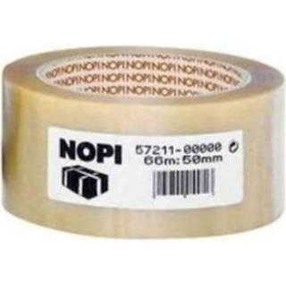 Transparant acryl Nopi Pakband (l x b) 66 m 50 mm Inhoud: 1 rollen 4042448053053