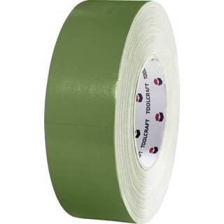 👉 Groen rubber TOOLCRAFT 80DT Pantsertape Olijf-groen (l x b) 50 m mm Inhoud: 1 rollen 4016138851052