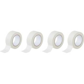 👉 Wit rubber TOOLCRAFT Schilderstape (l x b) 50 m mm Inhoud: 4 rollen 4016139064598