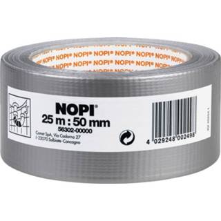 👉 Zilver Tesa Nopi Reparatietape (l x b) 25 m 50 mm Inhoud: 1 rollen 4029248002498