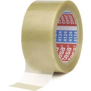 👉 Verpakkingstape transparant rubber Tesa tesapack 4124 (l x b) 66 m 38 mm Inhoud: 1 rollen 4005800026836