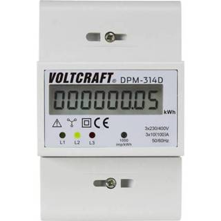 👉 KWh-meter 3-fasen Digitaal 100 A Conform MID: Nee VOLTCRAFT DPM-314D 4016139004334