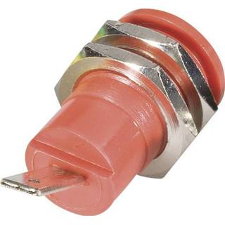 👉 Stift rood Veiligheids-labconnector, female Bus, inbouw verticaal Schnepp BU 4600 rt Stift-�: 4 mm 2050000648458