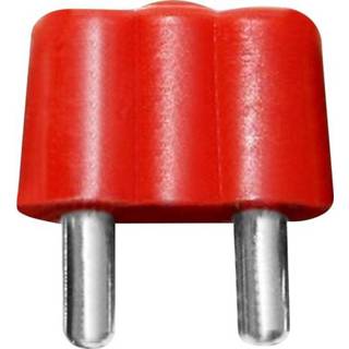 👉 Stift rood Miniatuur-banaanstekker Stekker, recht BELI-BECO 61/15rt Stift-�: 2.6 mm 2050004573985