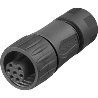 👉 Amphenol C016 30D006 110 12 Kabelschoen (rond) Koppeling, recht Serie (ronde connectors): C016 Totaal aantal polen: 6 + PE 1 stuks