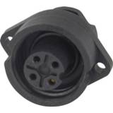 👉 F-connector PE Weipu 814061 Kabelschoen (rond) Bus, inbouw verticaal Serie (ronde connectors): WA Totaal aantal polen: 3 + 1 stuks 2050002843134