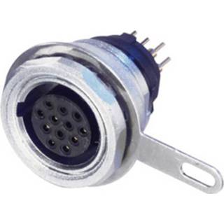 👉 F-connector Neutrik MPF12-V Kabelschoen (rond) Bus, inbouw verticaal Serie (ronde connectors): miniCON Totaal aantal polen: 12 1 stuks 7613187001987