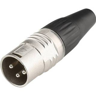 👉 XLR-connector Stekker, recht Hicon Aantal polen: 3 4049371808613