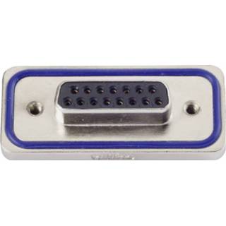 👉 Conec 15-000623 D-SUB bus connector 180 Â° Aantal polen: 15 Soldeerkelk 1 stuks 2050001020406