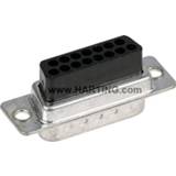 👉 Harting 09 67 050 4701 D-SUB bus connector 180 Â° Aantal polen: 50 Crimp 1 stuks