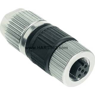 👉 Harting 21 03 212 2305 Sensor-/actor connector, niet geassembleerd M12 Bus, recht Aantal polen: 4 1 stuks 2050001837929