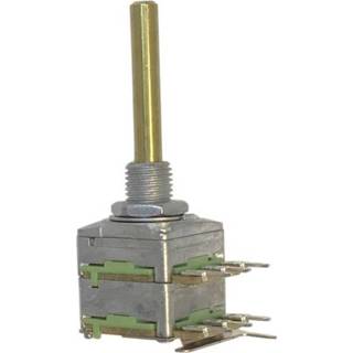 👉 Potentiometer Service 63256-02400-4010/B500K Draaipotmeter 1-slag Stereo 0.2 W 500 kâ