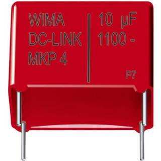 👉 Wima DC-LINK MKP4 MKP-foliecondensator Radiaal bedraad 10 ÂµF 900 V/DC 20 % 37.5 mm (l x b x h) 41.5 x 20 x 39.5 mm 1 stuks