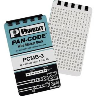 👉 Panduit PCMB-8 PCMB-8 Markeer-plakset Opdruk A - Z, - , + , / , 0, 16 - 90