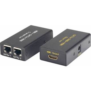 👉 HDMI Extender (verlenging) via netwerkkabel RJ45 LogiLink HD0102 30 m