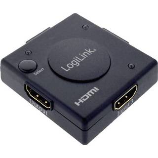 👉 HDMI switche 3 poorten HDMI-switch LogiLink HD0006 met ingebouwde repeater 1920 x 1080 pix 4052792005943