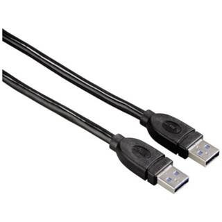 👉 Zwart USB 3.0 Kabel Hama [1x stekker A - 1x A] 1.8 m 4007249545008
