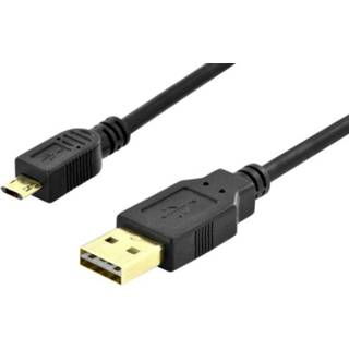 👉 Zwart USB 2.0 Kabel Digitus [1x USB-A stekker - 1x Micro-USB B] 1 m 4016032378181