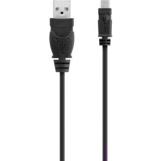 Zwart USB 2.0 Kabel Belkin [1x USB-A stekker - 1x Micro-USB B] 0.9 m 745883724574