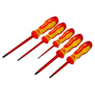 👉 Schroevendraaierset XLS C.K. Triton VDE 5-delig Plat, Kruiskop Pozidriv 5013969704808