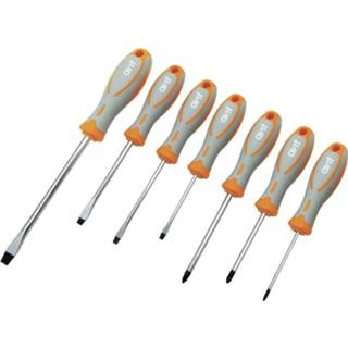 👉 Schroevendraaierset AVIT Werkplaats 7-delig Plat, Plus/minus 5013969991079