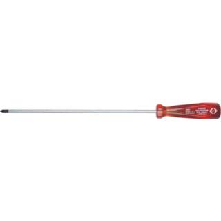 👉 Schroevendraaier C.K. Kraftheft, lange kling, PZD 2, 250 mm 5013969816006