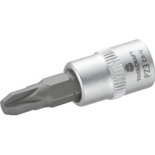 TOOLCRAFT Dop 6,3 mm (1/4 inch) met kruiskop-bitinzet PZ3 37 Kop (gereedschap) 4016138758252