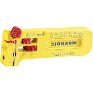 👉 Jokari PWS Plus 002 40025 Draadstripper Geschikt voor PVC-draden, PTFE-draden 0.25 tot 0.80 mm 4011391400252