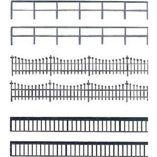 👉 Kunststof Auhagen 42 558 H0, TT IJzeren hek model 4013285425587