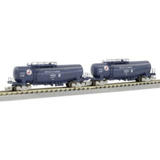 👉 Ketelwagen Rokuhan 7297733 Z set van 2 ketelwagens TAKI-1000 Japan Oil Terminal Color with Eco-Rail 4007246977338