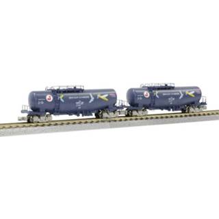 👉 Ketelwagen Rokuhan 7297735 Z set van 2 ketelwagens TAKI-1000 Japan Oil Terminal Color with Yabane 4007246977352